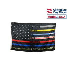 3x5 US Police Law Enforcement Flag – All Agencies – 100% Polyester, Printed