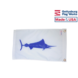 Blue Marlin Fish Flag - Sport Fishing Boat Flag
