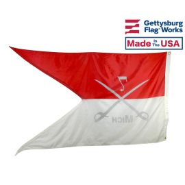 7th MI Cavalry Guidon Flag - 3x5'