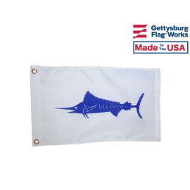 Blue Marlin Fish Flag - Sport Fishing Boat Flag