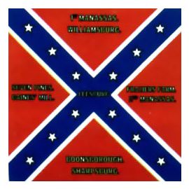 8th Virginia Leesburg Flag 1864 - 4x4'