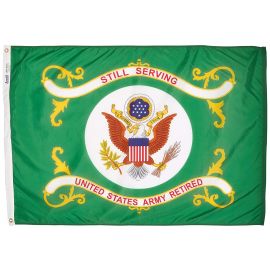 Army Retired Flag - 3x4'