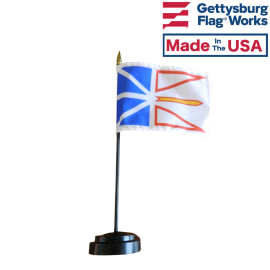 Newfoundland Stick Flag - 4x6"