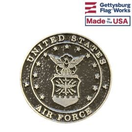 3" Air Force Bronze Medallion - Adhesive Backed 3" Diameter