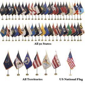 all state flags and territories included