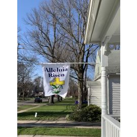 Alleluia He Is Risen Flag 