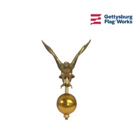 In-Ground Flying Eagle on Ball - Finial Ornament Topper