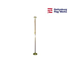 INDOOR FLAG SET WITH EAGLE 