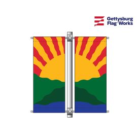 Double Mounting Avenue Banner Hardware