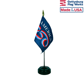 America 250 stick flag