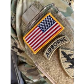 American Flag Patch, 2x3" Right Shoulder
