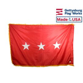 Army Lieutenant (3 Star) General - Indoor Army Officer Flags