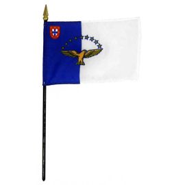Azores Stick Flag - 4x6"