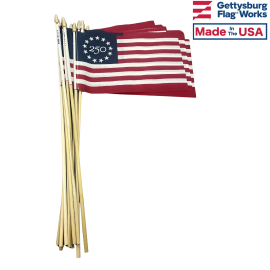 betsy ross 250 stick flag image