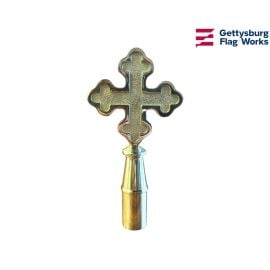 Botonee Cross Gold Finial 