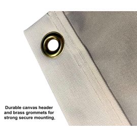 14x20" Individual Numbered Golf Flags (White on Red) - Pin Hole Number Flags 10 thru 18