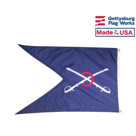 Cavalry HQ Guidon Flag (1863) - 3x5'
