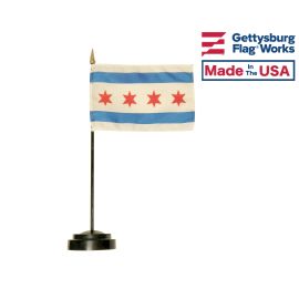 Chicago Stick Flag - 4x6"
