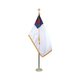 Christian Indoor Flag Set 