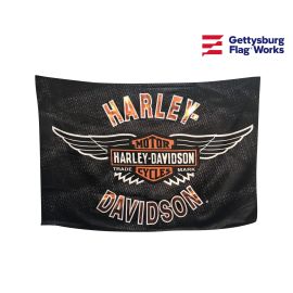 3x5' Classic Harley Davidson Bar and Shield Flag