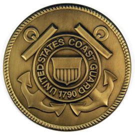 Coast Guard Brass Medallion