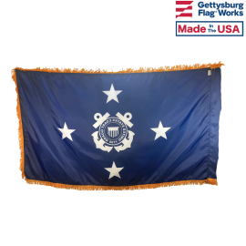 Coast Guard Admiral (4 Star) Officer Indoor Flag 