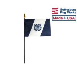 Coast Guard Auxiliary Stick Flag