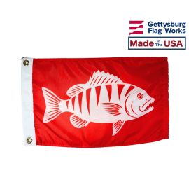 Cubera Snapper Fish Flag - Fishing Boat Flag Made in the USA by Gettysburg Flag Works