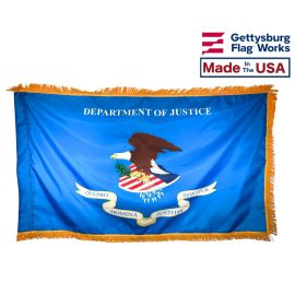 Department of Justice Flag- Indoor & Parade