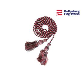 Red, White and Blue Cord & Tassel - For Indoor American Flag