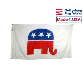 3x5' Republican G.O.P. Flag - Elephant 