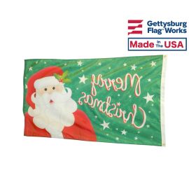 Merry Christmas Santa Flag - 3x5'