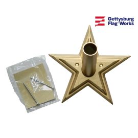 Gold Star Flagpole Bracket