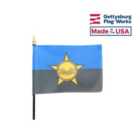 Police Mourning Stick Flag