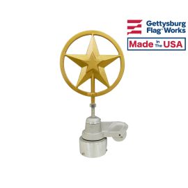 Texas Star In-Ground Flag Pole Finial