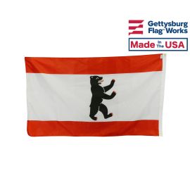 City of Berlin, Germany Flag
