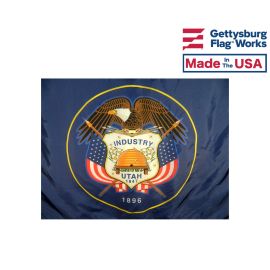 Original "Old" Utah Outdoor Flag (Alternate "Historic" Official Design)
