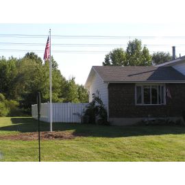 Easy Order Aluminum Flagpole 25'