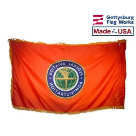 Federal Aviation Administration Indoor & Parade Flag Made in the USA by Gettysburg Flag Works