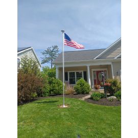 20' Economy Sectional Flagpole