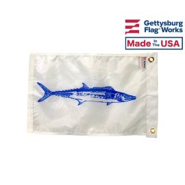 King Mackerel Fish Flag - Sport Fishing Boat Flag
