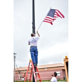 Light Pole Flag Set Single