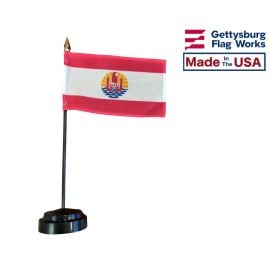 French Polynesia Stick Flag - 4x6"