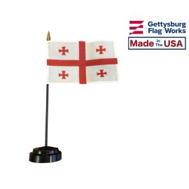 Georgia Republic Stick Flag - 4x6"
