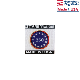 America 250 flag pin gfw original design