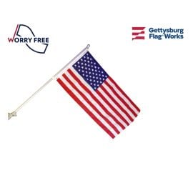 Worry-Free® American Flag Set - Heavy Duty 
