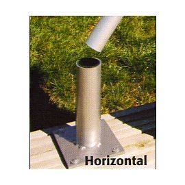 Surface mount flag stand for decks