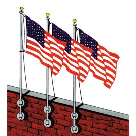 Vertical Mount Flagpoles