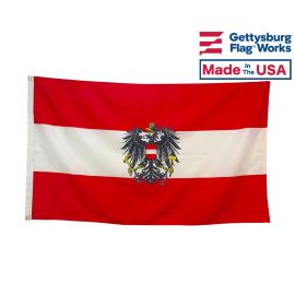 Austria Flag (With Eagle)