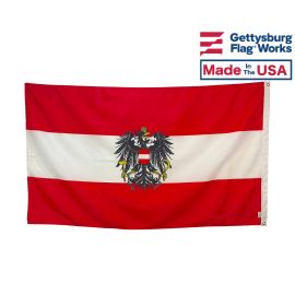 Austria Flag (With Eagle)